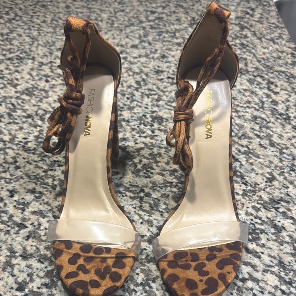 Fashion Nova Leopard Print Women's Heels
